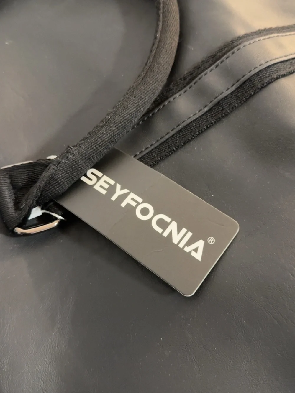 Black Travel Tote Bag